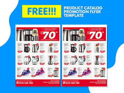 Home Appliances Product Catalog Flyer Template Promotion