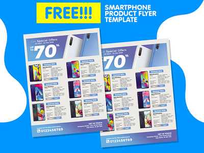 Smartphone Catalog Flyer For  Promotion of Your Business