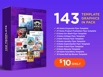 Graphic template ready to use,, 143 Asset to your work, promotio advertisement business corporate corporate business flyer flyer