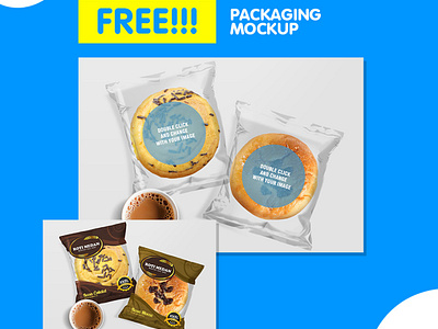 Professional & Clean Bread Packaging Mockup For You Template