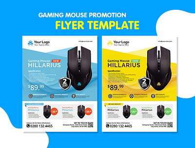 Product Flyer - Mouse Gaming Promotion Flyer advertisement business corporate corporate business flyer flyer