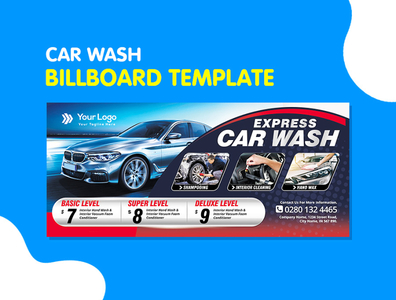 Car Wash Billboard Template By Muhammad Irvan On Dribbble