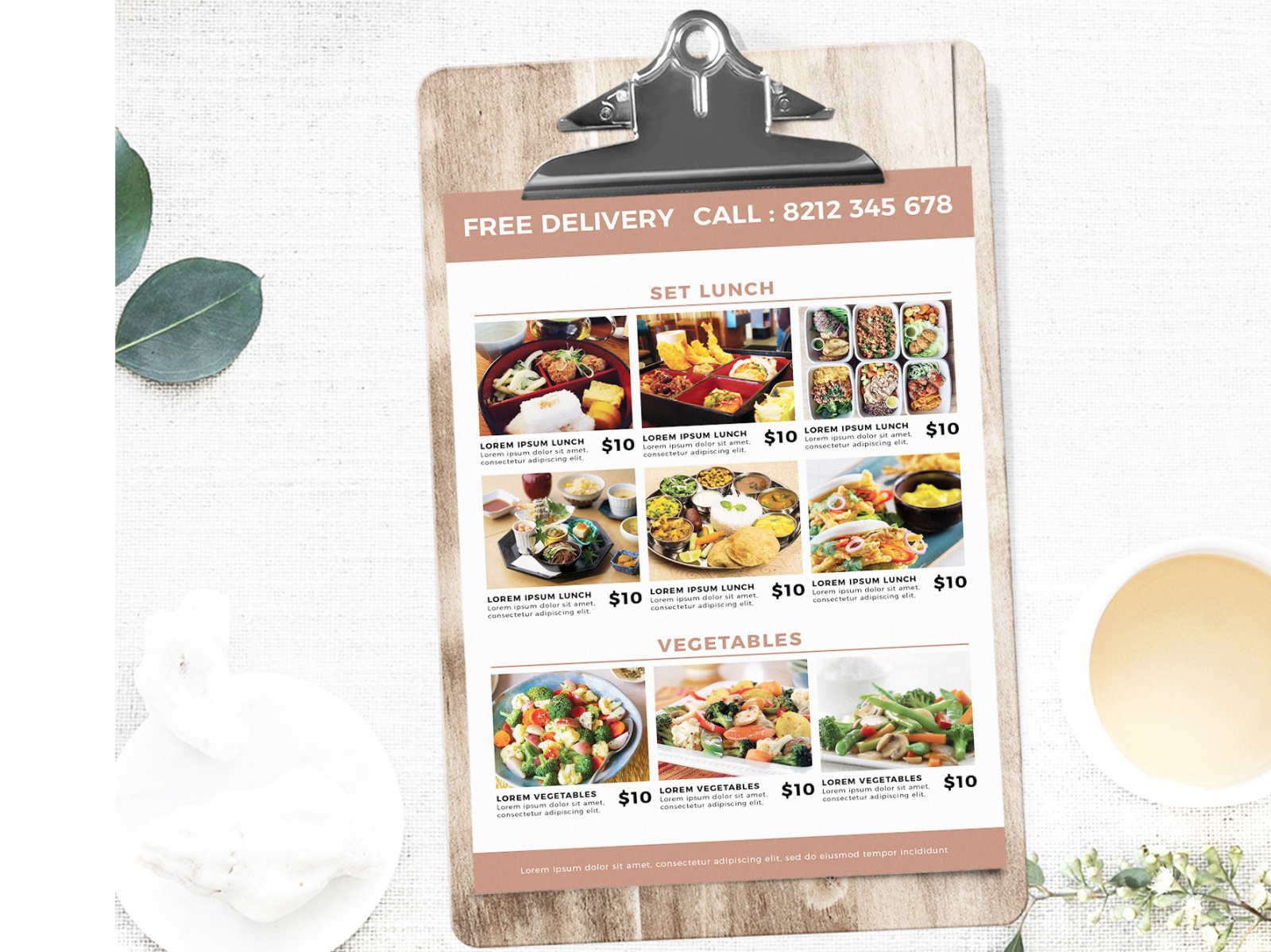 Printable Food Menu Template by Muhammad irvan on Dribbble