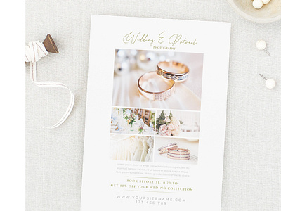 Printable Price Guide Wedding Photography Template advertisement advertising branding business business flyer corporate corporate business flyer design flyer flyer design