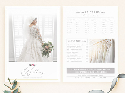 Printable Price Guide Wedding Photography Template advertisement advertising branding business business flyer corporate corporate business flyer design flyer flyer design