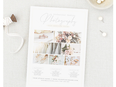 Printable Price Guide Wedding Photography Template advertisement advertising branding business business flyer corporate corporate business flyer design flyer flyer design