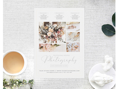 Printable Price Guide Wedding Photography Template advertisement advertising branding business business flyer corporate corporate business flyer design flyer flyer design