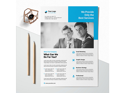 Printable Corporate Flyer Template advertisement advertising branding business business flyer corporate corporate business flyer design flyer flyer design