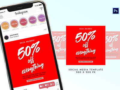 Social Media Promotion Template