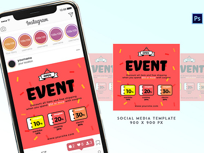 Social Media Promotion Template advertisement advertising branding business business flyer corporate corporate business flyer design flyer flyer design