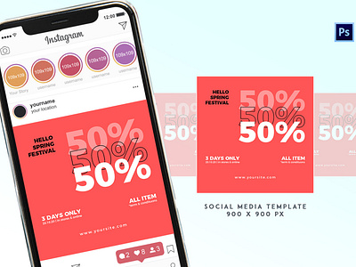 Social Media Promotion Template