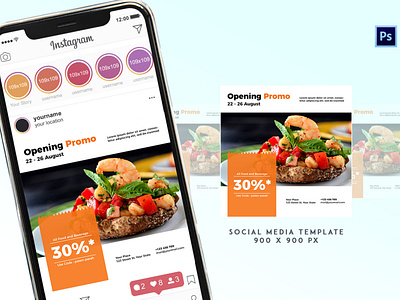 Social Media Promotion Template advertisement advertising branding business business flyer corporate corporate business flyer design flyer flyer design