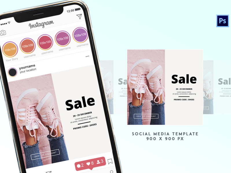 Social Media Promotion Template by Muhammad irvan on Dribbble