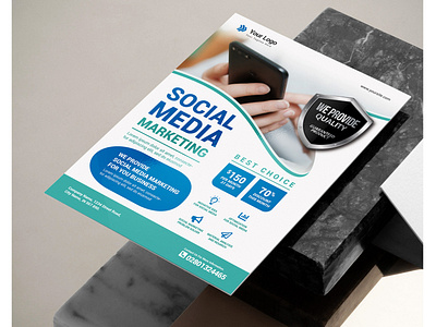 Social Media Marketing Flyer advertisement advertising branding business business flyer corporate corporate business flyer design flyer flyer design