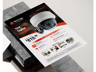 Product Flyer - CCTV advertisement advertising branding business business flyer corporate corporate business flyer design flyer flyer design