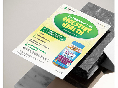 Printable Probiotic Product Flyer Template