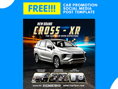 Free Download Car Promotion Digital Marketing Template