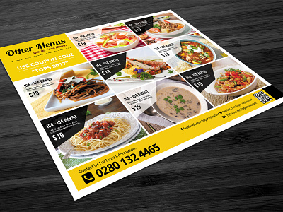 Restaurant Menu - Food Menu Flyer