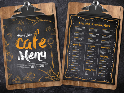 Restaurant Menu - Food Menu Flyer