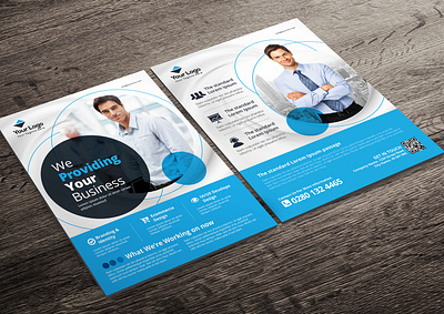 Corporate Business Flyer Template agency consultant corporate creative design developer flyer hosting magazine marketing modern multipurpose newspaper photoshop post professional promotion psd service stylish