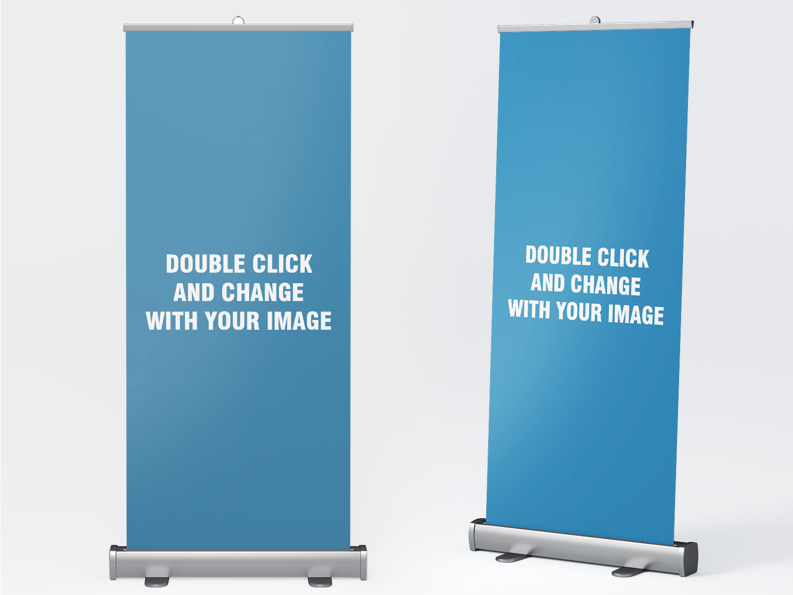 Download Free Download Roll Up Banner Mockup by Muhammad irvan on Dribbble