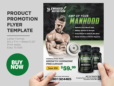 Nuttrition Product Promotion Flyer