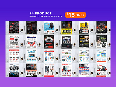 Product Promotion Flyer Pack a4 ad bundle business clean computer corporate customize design flyer gaming indesign letter magazine magazine ad modern mouse print ready product product flyer