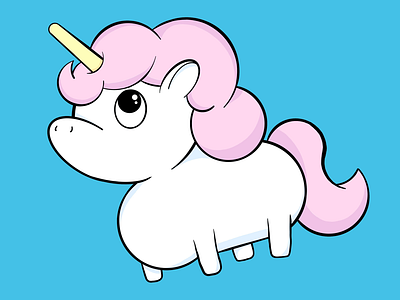 Baby Unicorn adobe draw apple pencil ipad pro unicorn