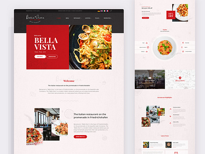 Restaurant website coffee creative design food home page landing landingpage menu minimal restaurant ui ui ux uiuxdesign ux web webdesign