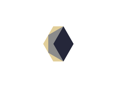 Cube, hexagon & diamond