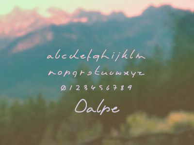 Dalpe font manuaire type typeface typography