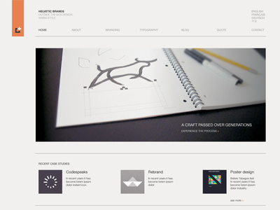 Portfolio redesign web design international swiss