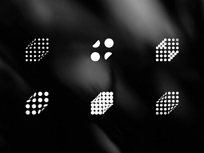 Morphing 3d brand branding cube icon identity logo process symbol