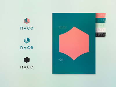 nyce brand branding color design icon identity illustration logo typography ui