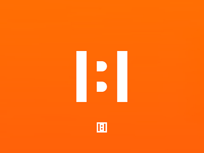 HB brand branding color design icon identity logo typography