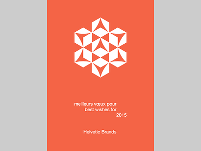 Best wishes for 2015 2014 2015 flake happy hexagon new snow year