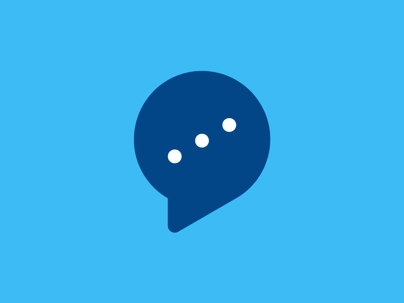 Positive Dialogue blue chat ↗