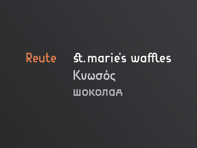 Reute update font sans typeface typography