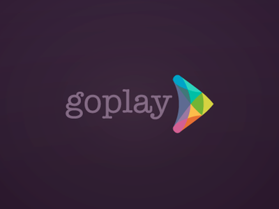 Goplay brand branding icon identity logo