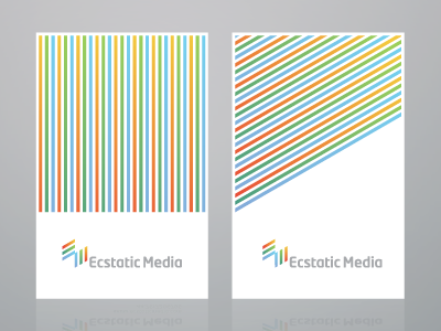 Business card branding color diagonal icon identity lines logo stationery typography