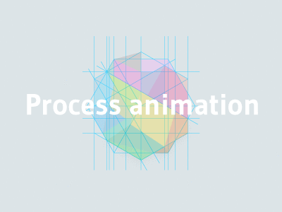 Process animation branding color icon identity logo swiss