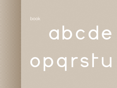 book custom font handmade poster print sans serif typeface typography