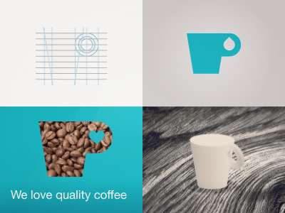 Drip Coffee brand branding icon identity logo