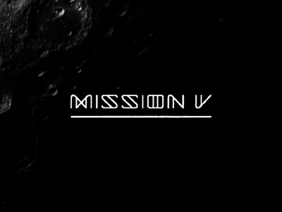 Mission V brand branding custom icon identity logo typography