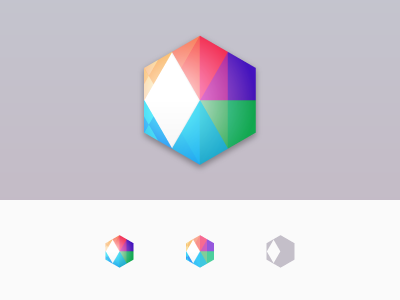 Cube 1.6 branding color flat design golden ratio grid icon identity logo minimalism ϕ