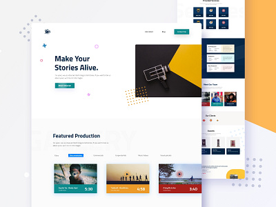 Film Mistri - A Flim Production House Landing Page