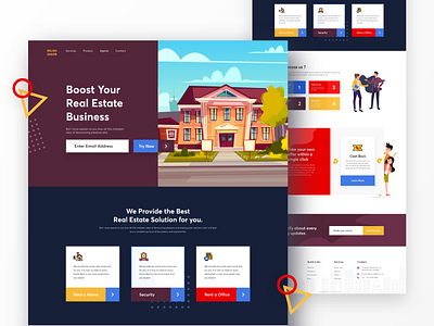 Real Estate Business - Landing Page