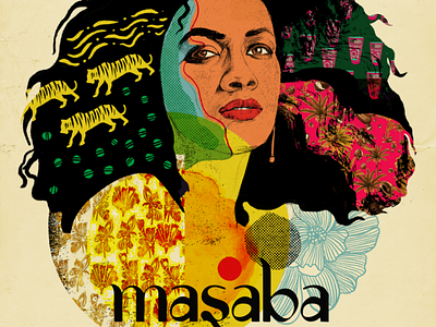 Masaba collage fashion graphicdesign illustration photoshop portrait