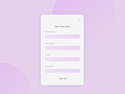 Daily UI | 001 | Sign Up 001 100daysofui dailyui signup ui