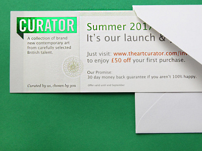 Curator: Summer Launch invites block foil envelope invite print